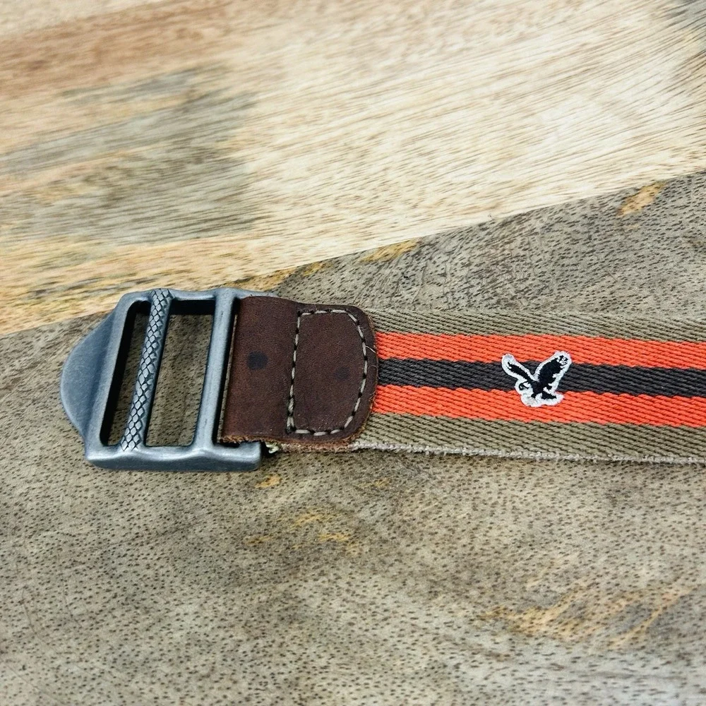 Vintage Y2K American Eagle Outfitters Striped Belt 42